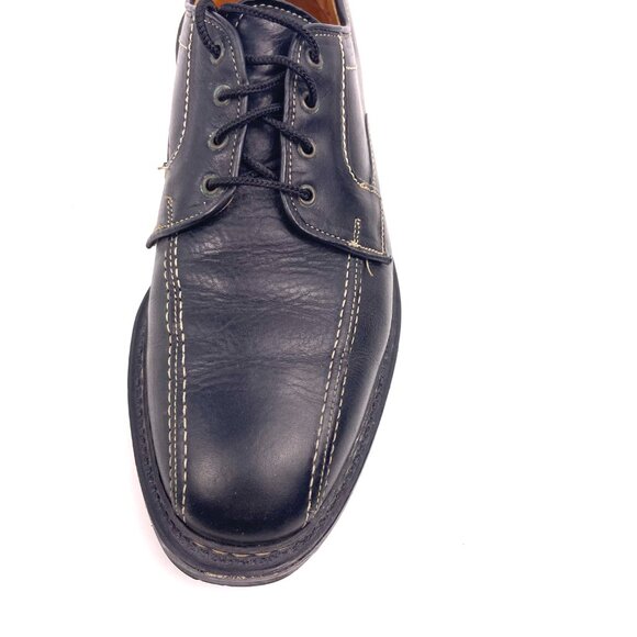 Allen Edmonds Mapleton Derby Shoes Black Leather Lug Sole Size 9C Made in USA - Picture 7 of 12